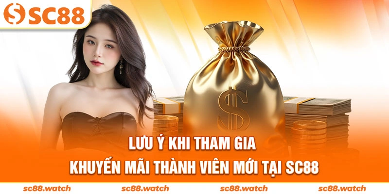 Lưu ý khi tham gia khuyến mãi thành viên mới tại SC88